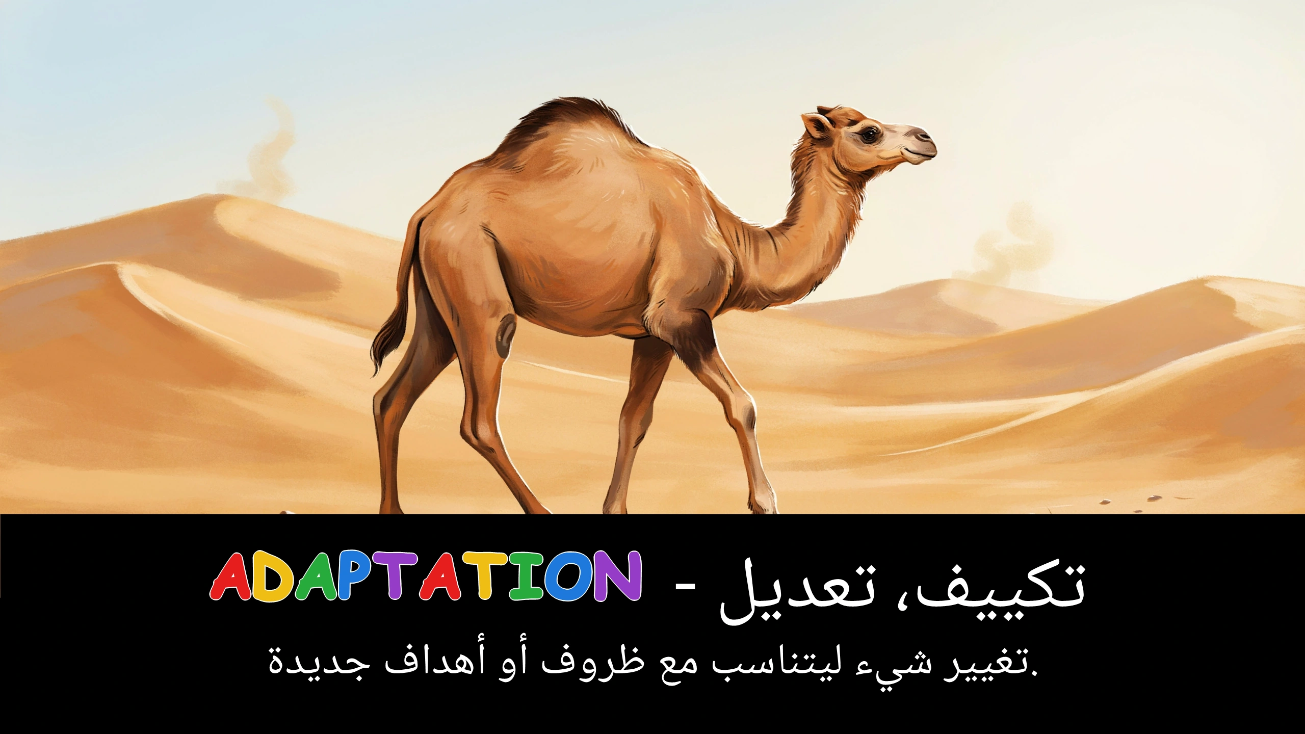 Arabic Illustration for adaptation